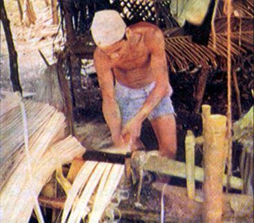 Обработка волокна абаки в крестьянском хозяйстве